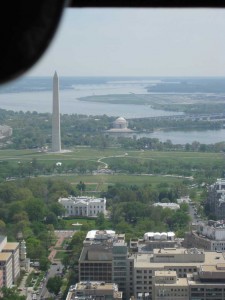 The Washington Monument and White House