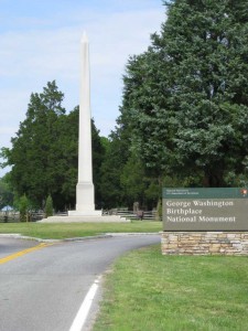 Monument honoring George Washington